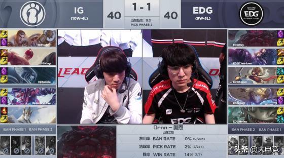 LOL-LPL：IG基地40滴血极限翻盘！让一追二击败劲敌EDG！