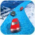 Frozen Water City Car Racing