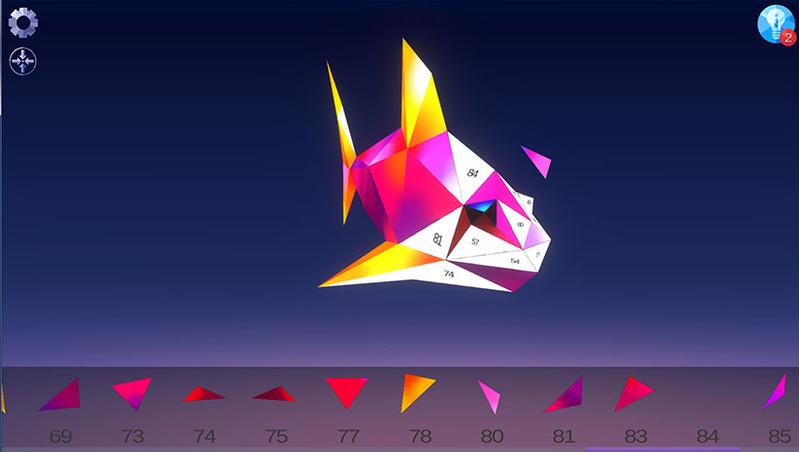 低多边形3D：数字拼图 英文免安装版