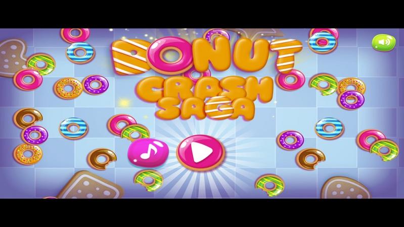 甜甜圈坠机传奇游戏安卓版（Donut Crash Saga ）