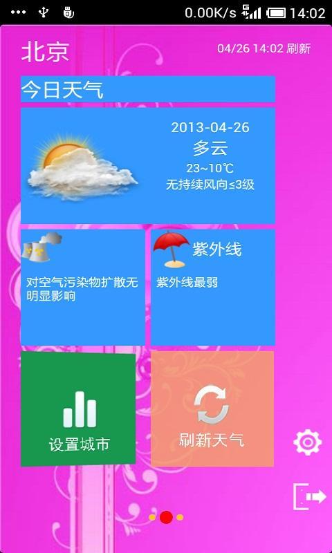 天气预报