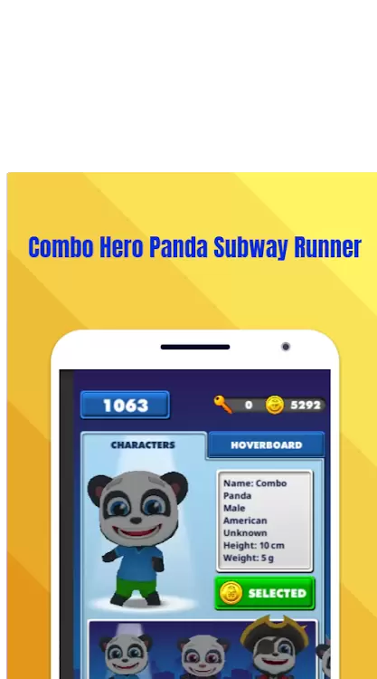 Combo Hero Panda Subway Runner游戏