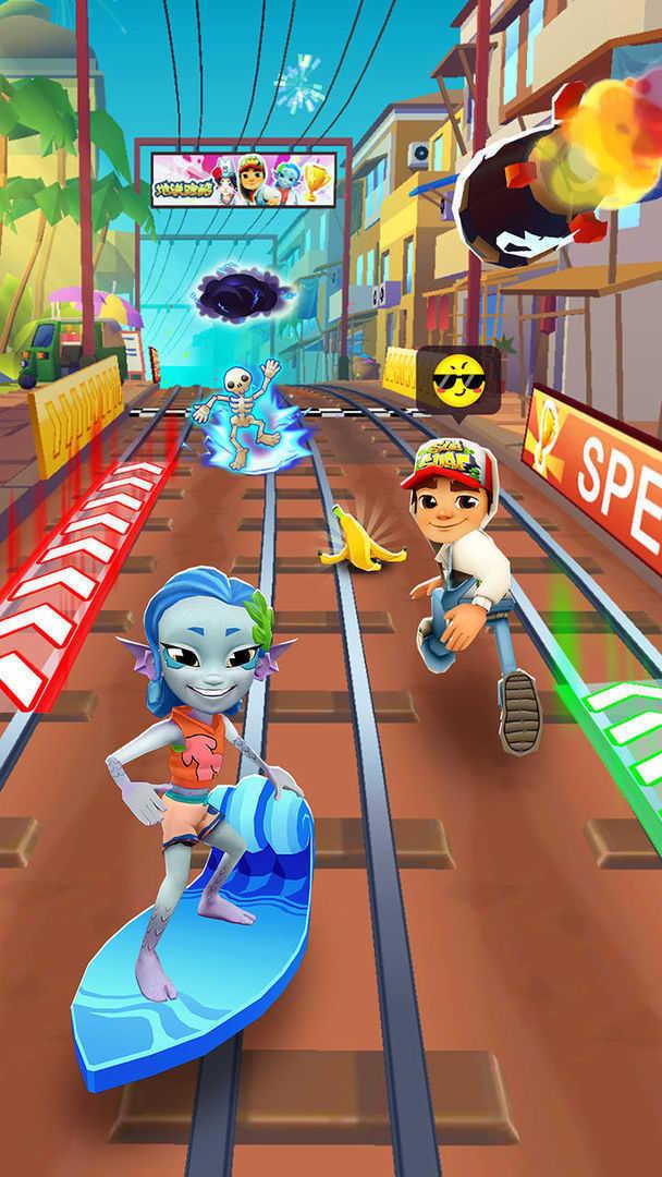 地铁跑酷破解版最新版无限金币(Subway Surf)