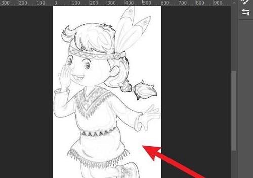 ps怎么提取图片线稿 adobe Photoshop图片提取线稿方法[图片8]
