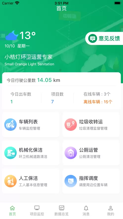 小桔灯环卫