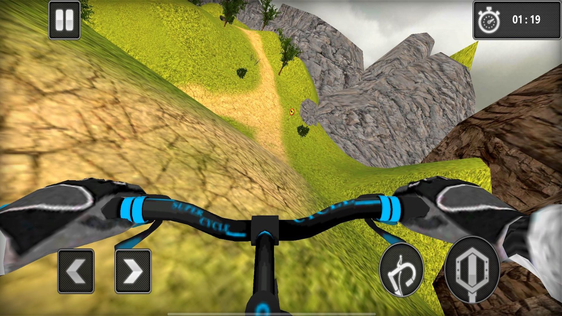模拟自行车越野游戏截图