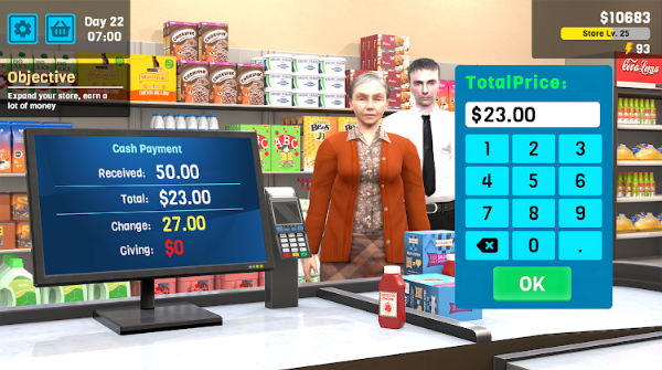 Supermarket Manager Simulator MOD