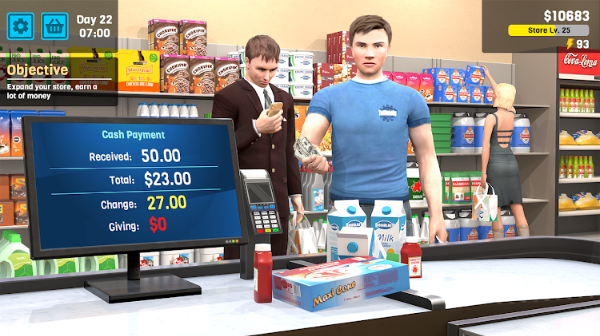 Supermarket Manager Simulator MOD