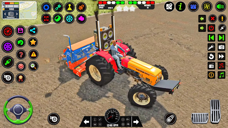 Tractor farming 3D game mod  Unlimited gold