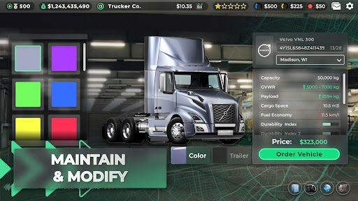 Truck Manager 2024 mod  unlimited everything