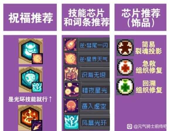 元气骑士前传s3星界法师祝福芯片技能怎么选择 星界法师s3赛季推荐攻略图1