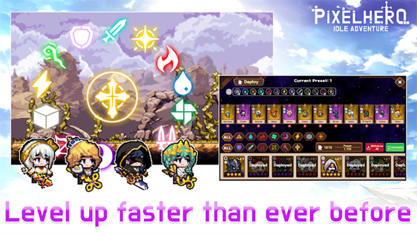 Pixel Heroes Idle mod  Unlimited gold