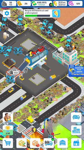 Trash Tycoon Idle business mod  unlimited money and gems