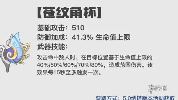 原神5.0纳塔新武器适配角色推荐图8