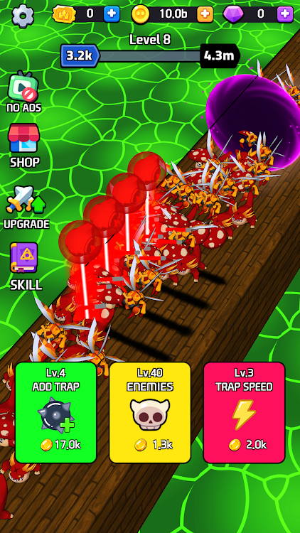 Trap Monster mod  Unlimited gold